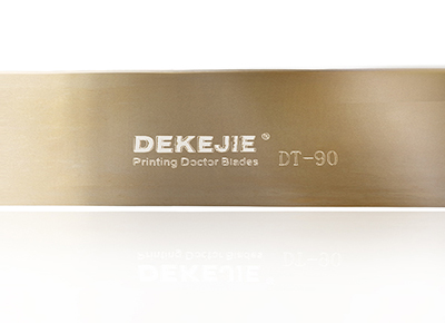 Rotogravure Printing Press Doctor Blade, Item DT-90 Ceramic Coated Doctor Blade